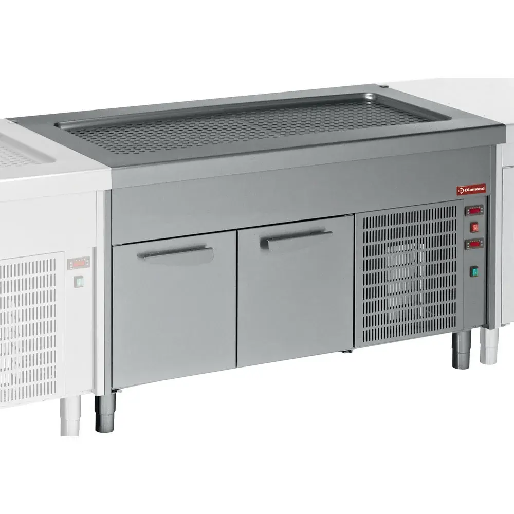 Refrigerated top unit on refrigerated cupboard 4x GN 1/1 - Main Image
