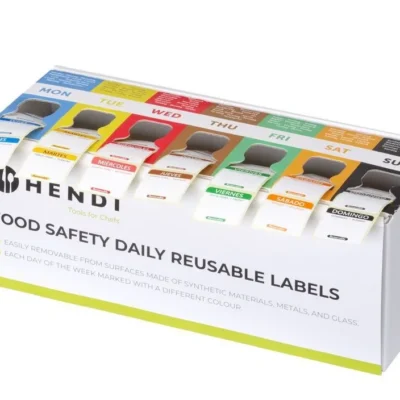 Set voedselveiligheidsstickers, multifunctioneel, eenvoudig verwijderbaar, met een dispenser - Main Image