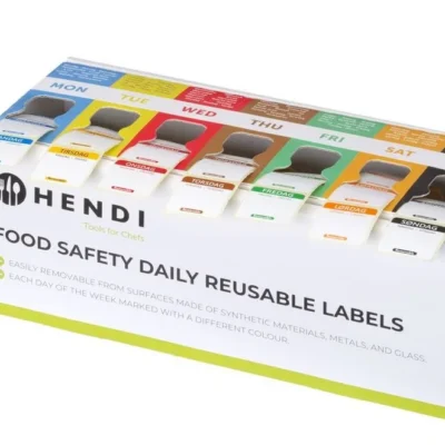 Set voedselveiligheidsstickers, multifunctioneel, eenvoudig verwijderbaar, met een dispenser - Main Image