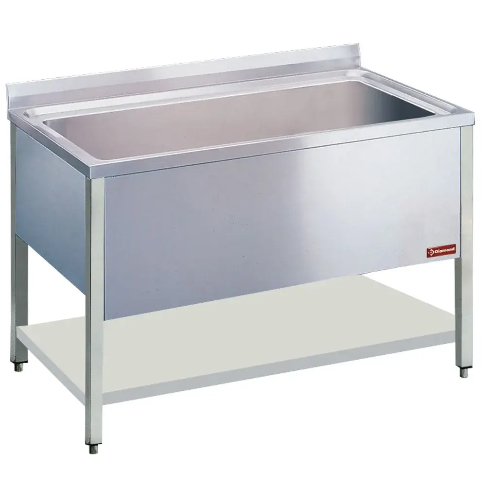 Sink 1 tank 1060x500xh400 - Main Image