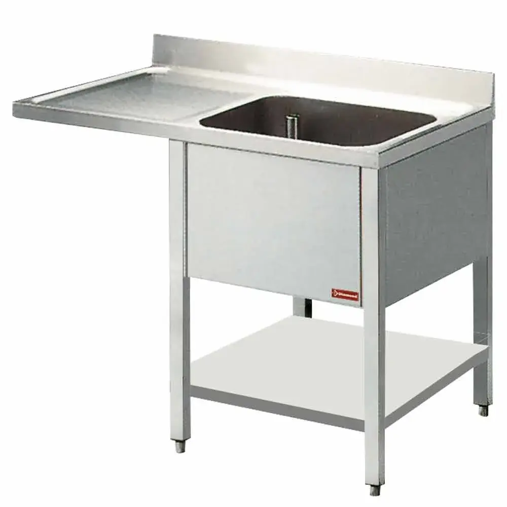 Sink 1 tank and 1 drain surface - Main Image