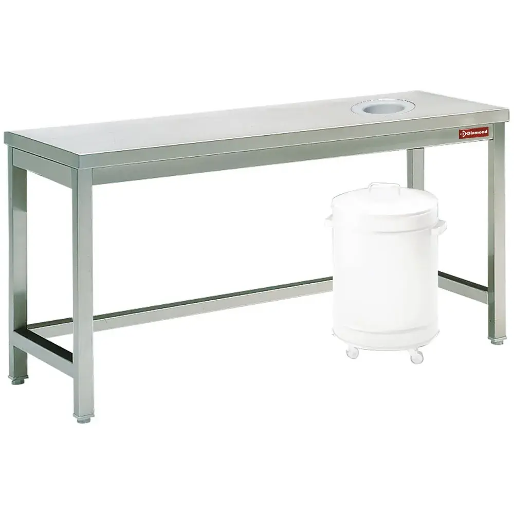 Sorting table with opening for waste - Main Image