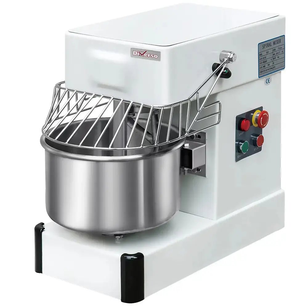 Spiral mixer, 10 liters, on wheels - Main Image