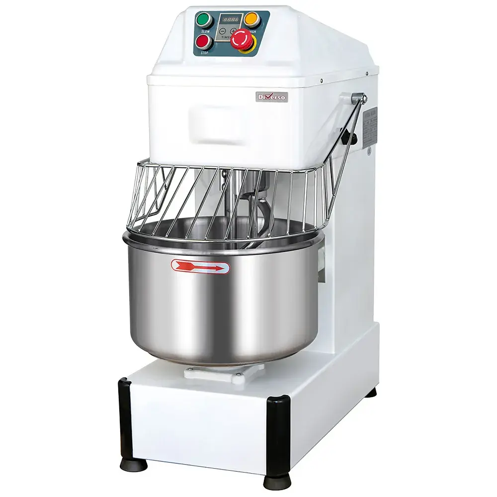 Spiral mixer, 20 liters, timer, on wheels - Main Image
