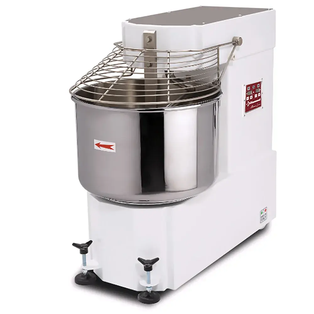 Spiral mixer 85 liters, 2 speeds, - Automatic, digital, 2 wheels and 2 cylinders - Main Image