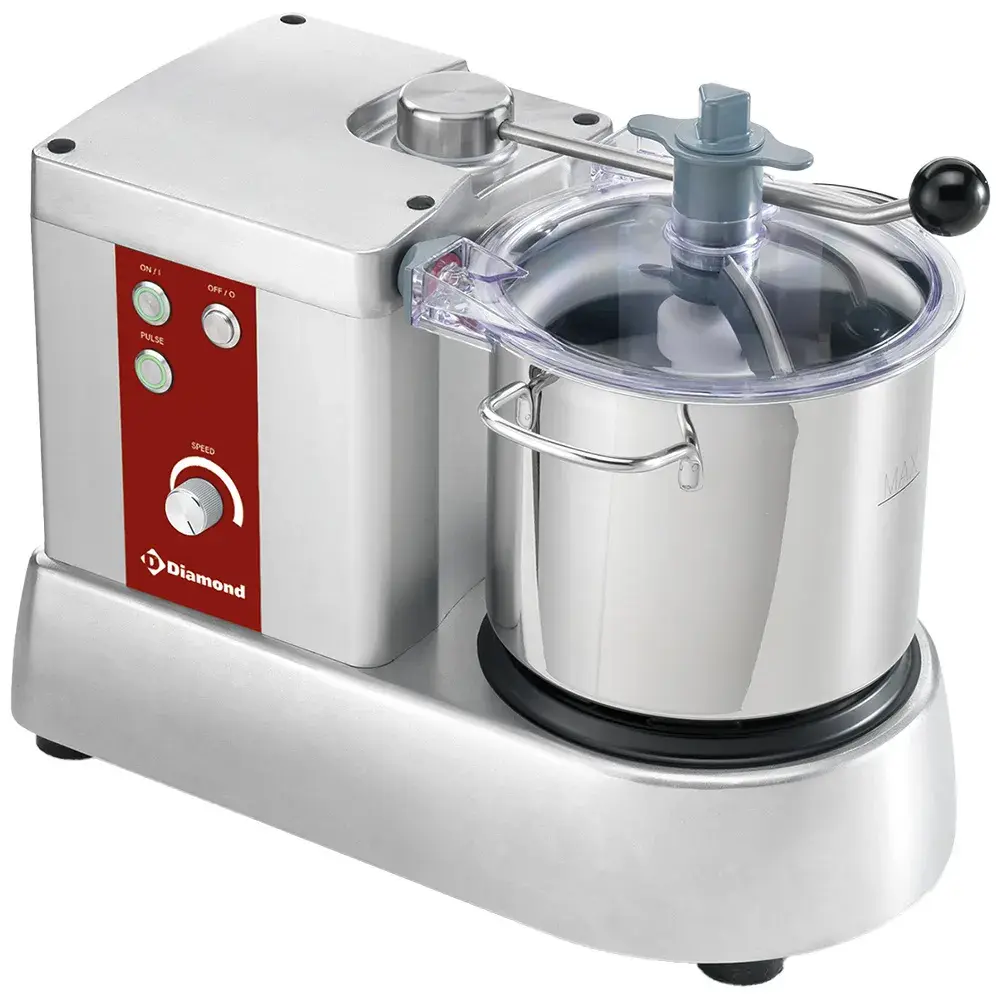 Stainless steel cutter, 6 liters, variable speed - Main Image