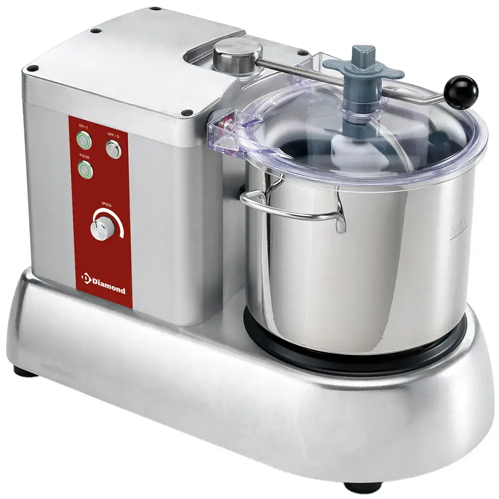 Stainless steel cutter, 9 liters, variable speed - Main Image