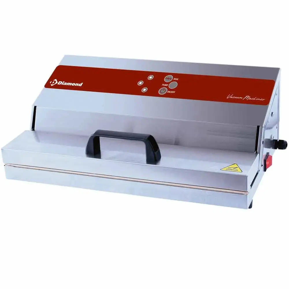 Stainless steel under vacuum machine, pump 26 l./min, welding 430 mm - Main Image