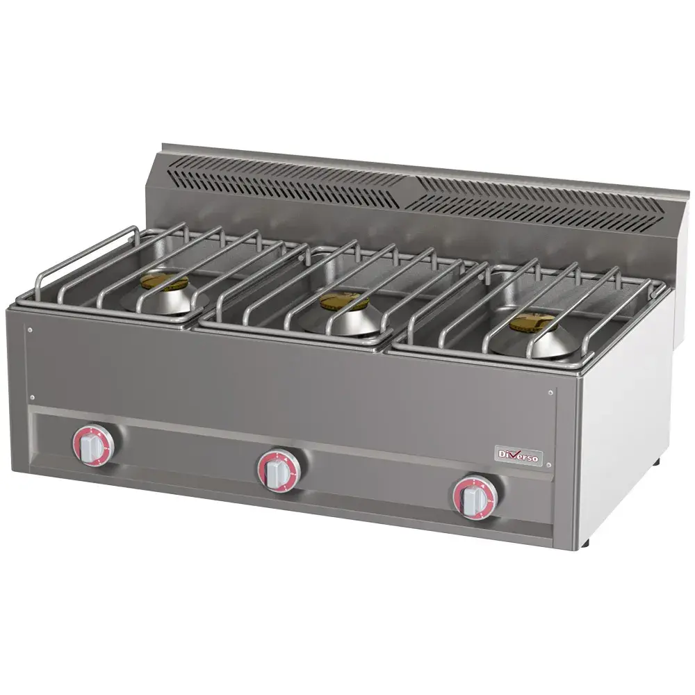 Stove 3 burners 8 kW super powerful -Top- - Main Image