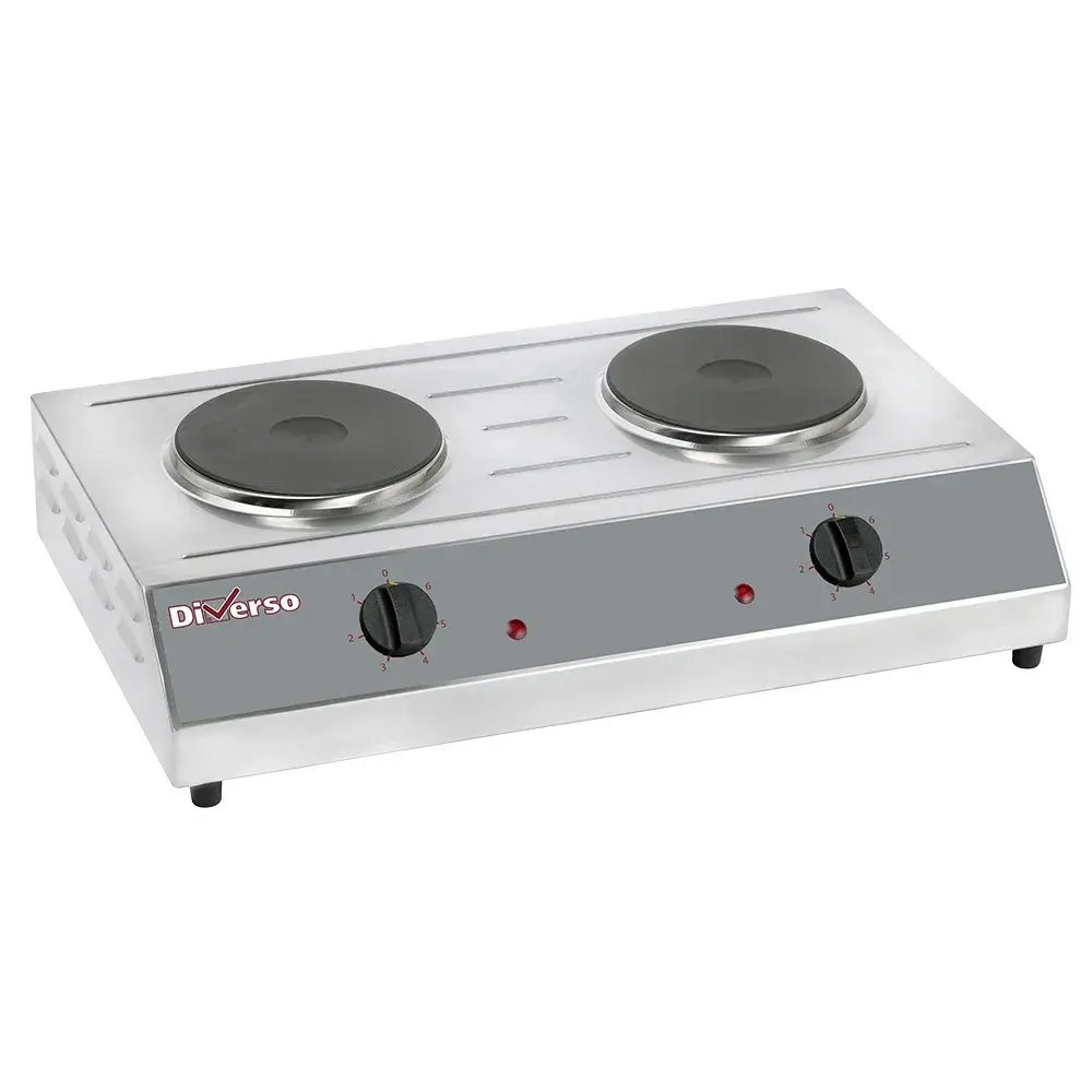 Table top electric stove, 2 plates Ø 190mm - Main Image