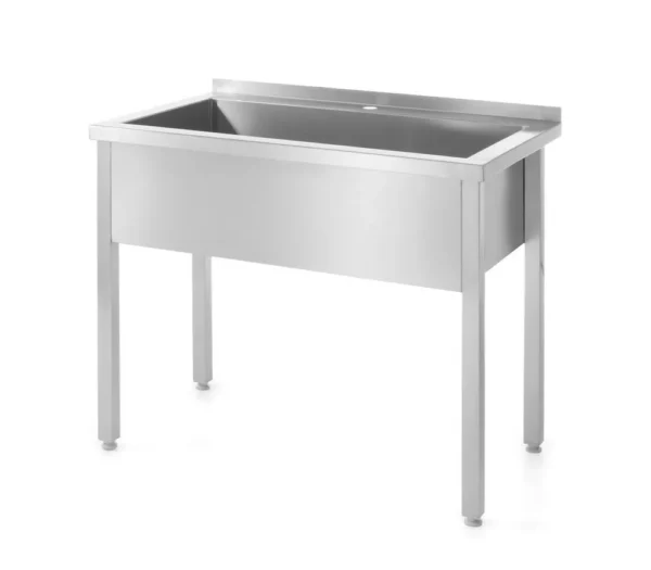 Tafel met enkele spoelbak – gelast