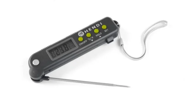 Thermometer met inklapbare sonde