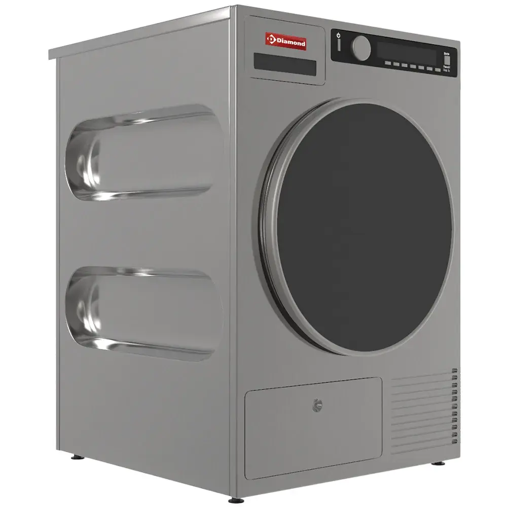Tumble dryer 8 kg "inox-Titanuim", with drain - Main Image