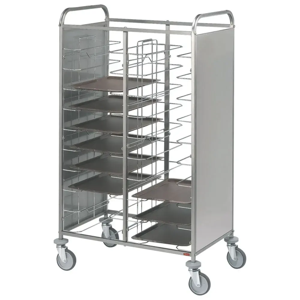 Universal plate trolley 2x 12 levels - Main Image