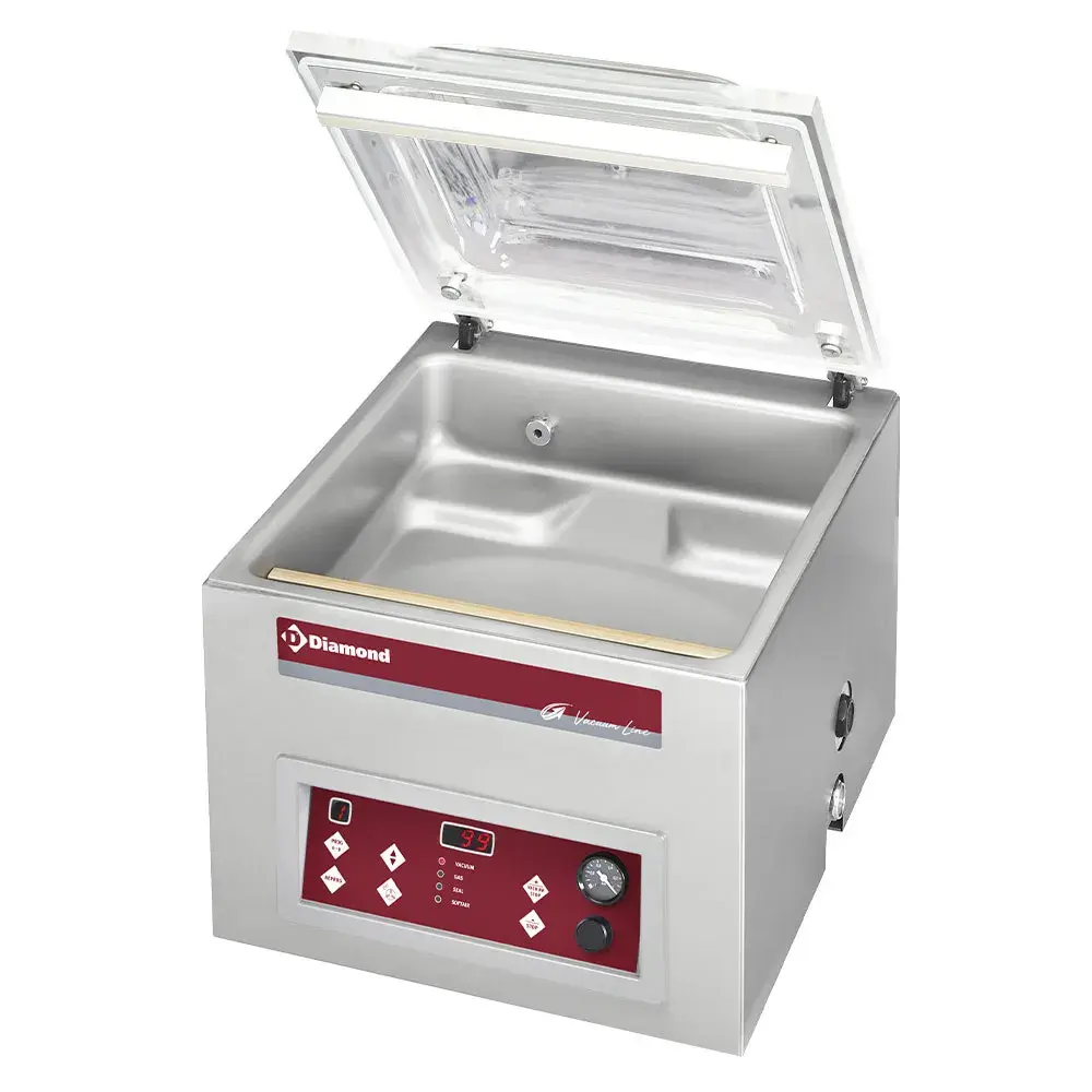 Vacuum machine, chamber 420x370xh180 mm - 21 m3/h - Main Image