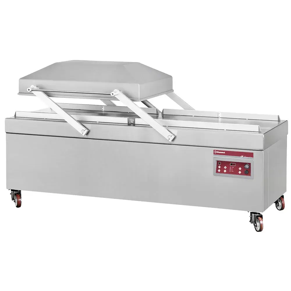 Vacuum machine, double chamber 1100x730x230 mm. - 250 m3/h - Main Image