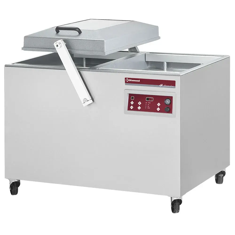 Vacuum machine, double chamber 550x700xh235 mm. - 100 m3/h - Main Image