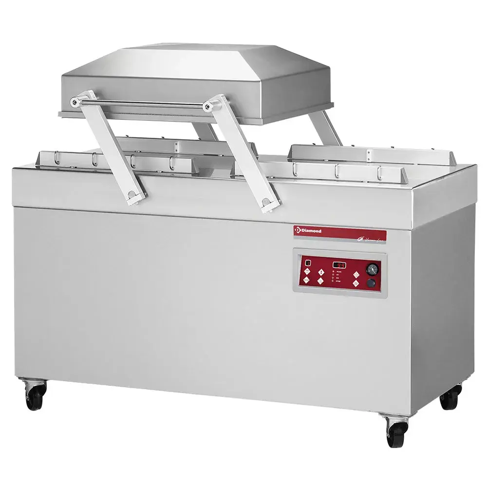 Vacuum machine, double chamber 620x500xh240 mm. - 100 m3/h - Main Image