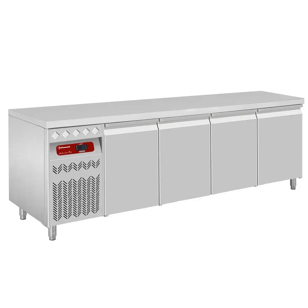 Ventilated cooling table, 4 doors GN 1/1, 550 Lit. unit on the left - Main Image