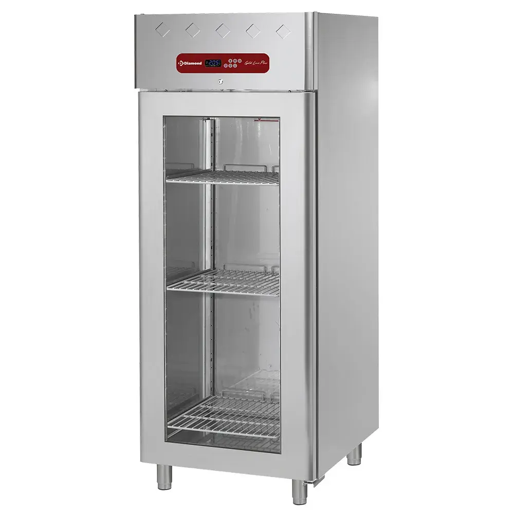 Ventilated freezer 700 liters, 1 glass door GN 2/1 - Main Image