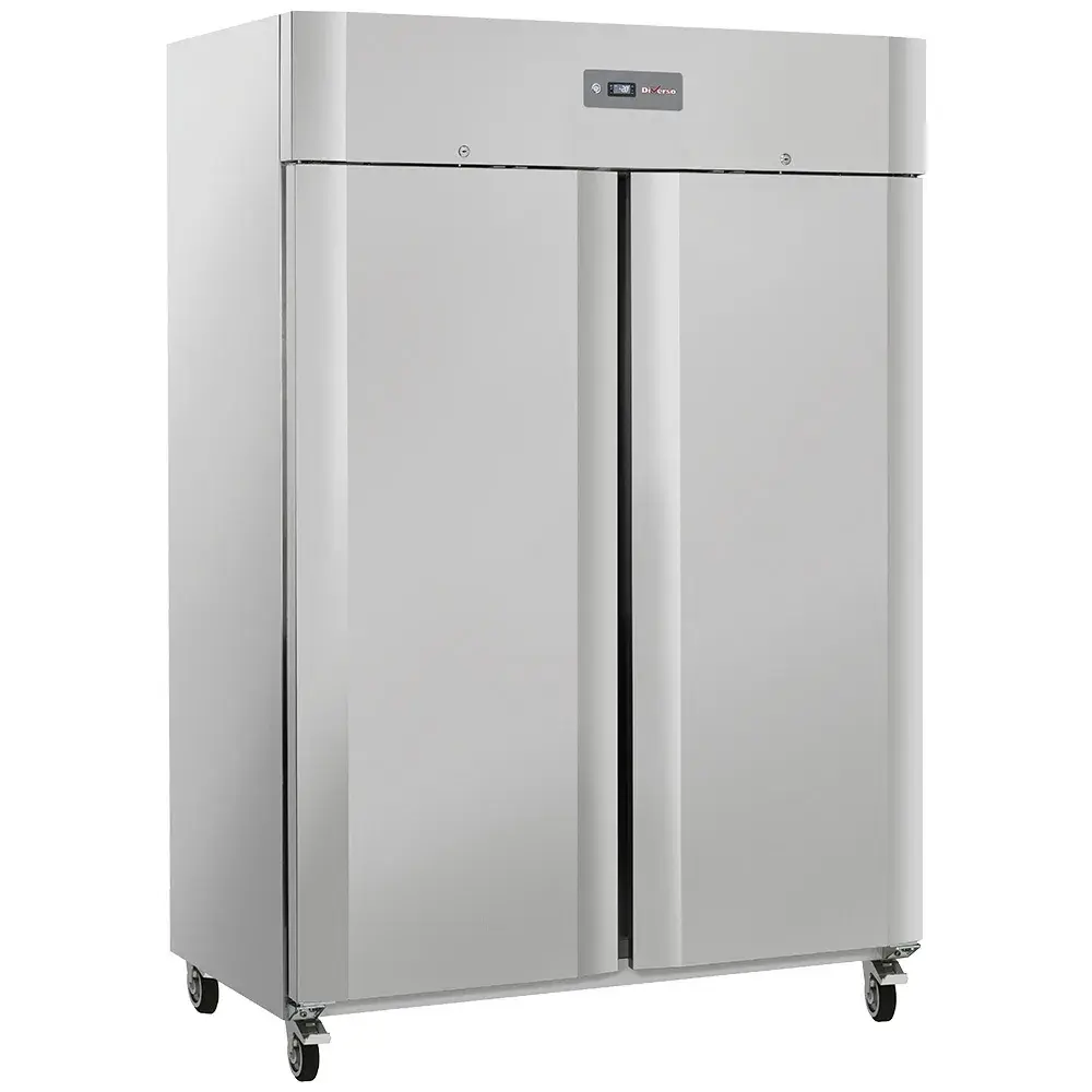 Ventilated freezer cabinet 1200 liters 2 doors GN 2/1, on wheels, 2 with brakes - Main Image