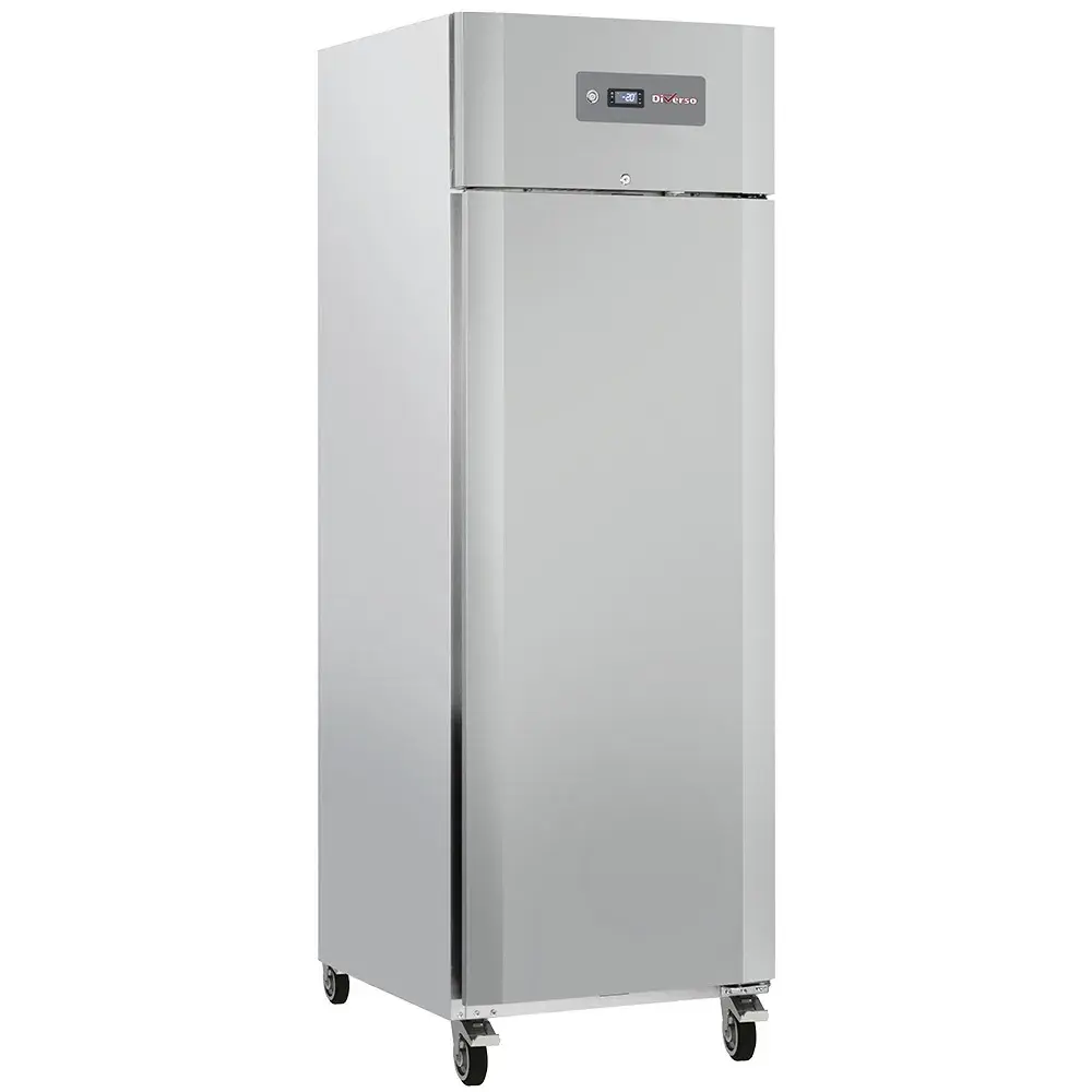 Ventilated fridge 600 liters 1 door GN 2/1, on wheels, 2 with brakes - Main Image