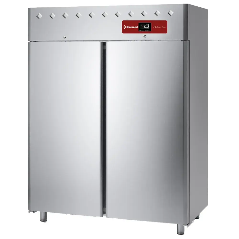 Ventilated refrigerator 1400 liters, 2 doors GN 2/1 - Main Image