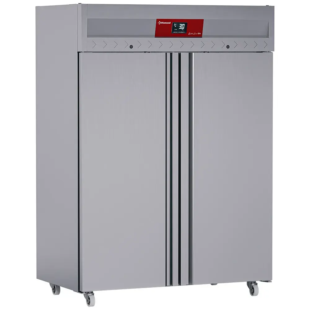 Ventilated refrigerator 1400 liters 2 doors GN 2/1, on wheels - Main Image