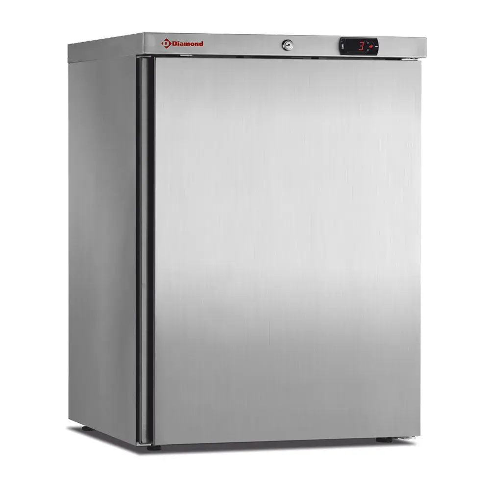 Ventilated refrigerator, 150 liters. stainless steel - Main Image