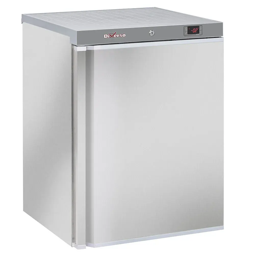 Ventilated refrigerator, 200 liters. stainless steel - Main Image
