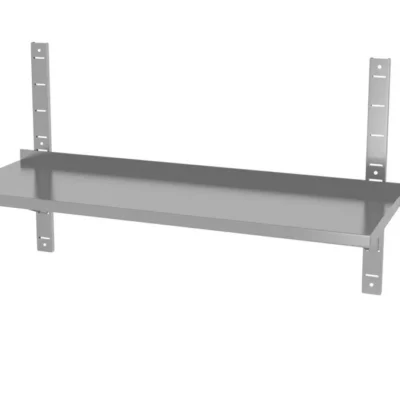 Verstelbare enkele wandplank met 2 beugels - Main Image