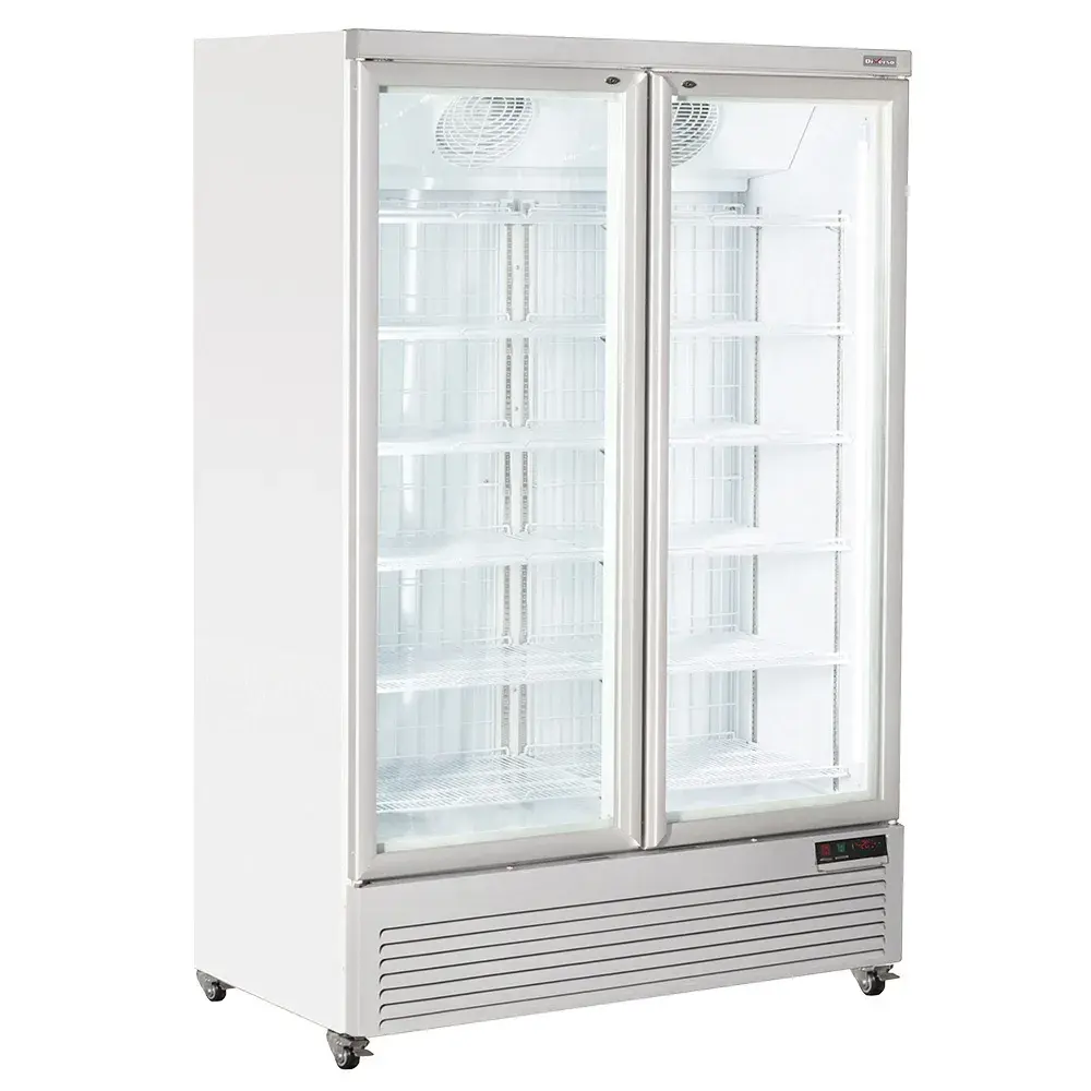 Vertical freezer showcase, 1084 liters - WHITE - Main Image