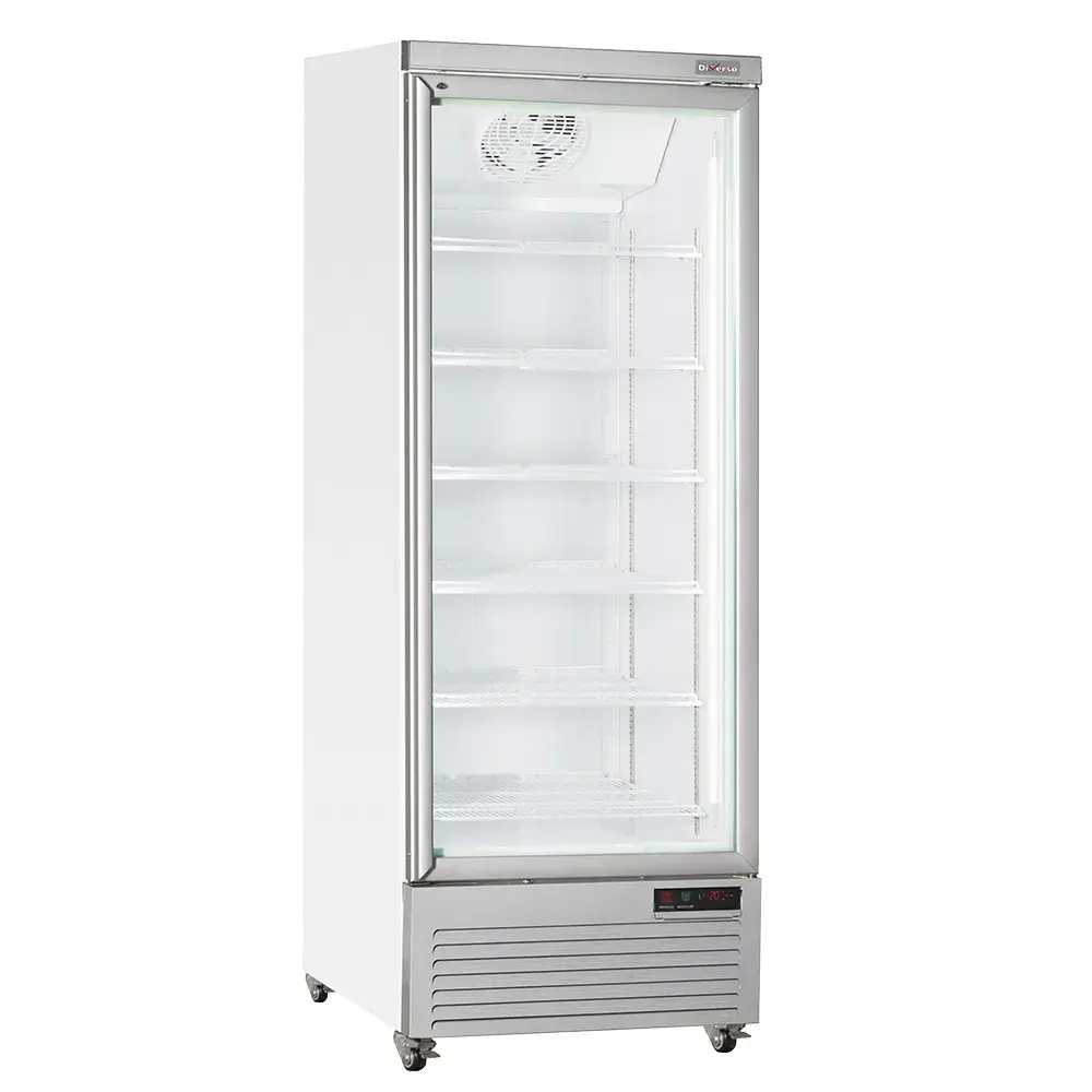Vertical fridge showcase, 1 door, 615 liters - WHITE - Main Image