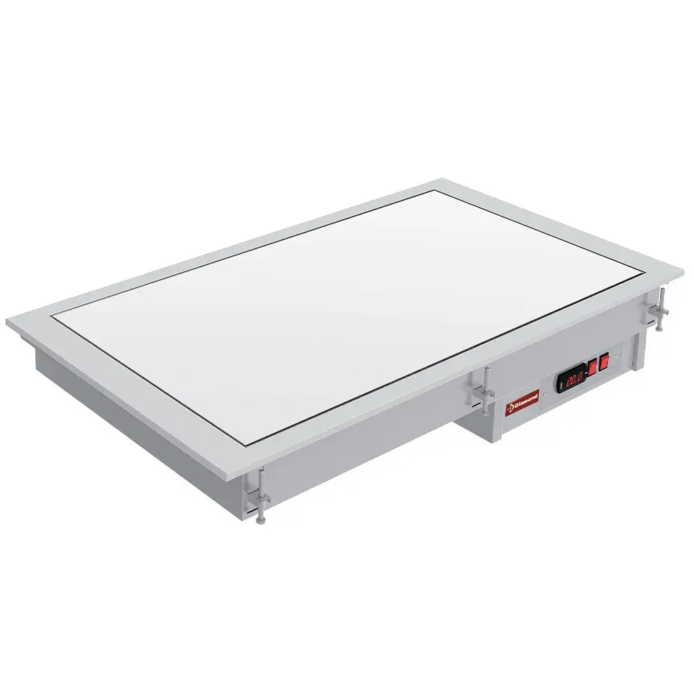 Vitroceramic element white 2 GN 1/1 - Main Image