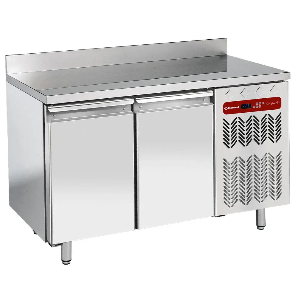 Wall freezing table, ventilated, 2 doors GN 1/1, 260 liters - Main Image