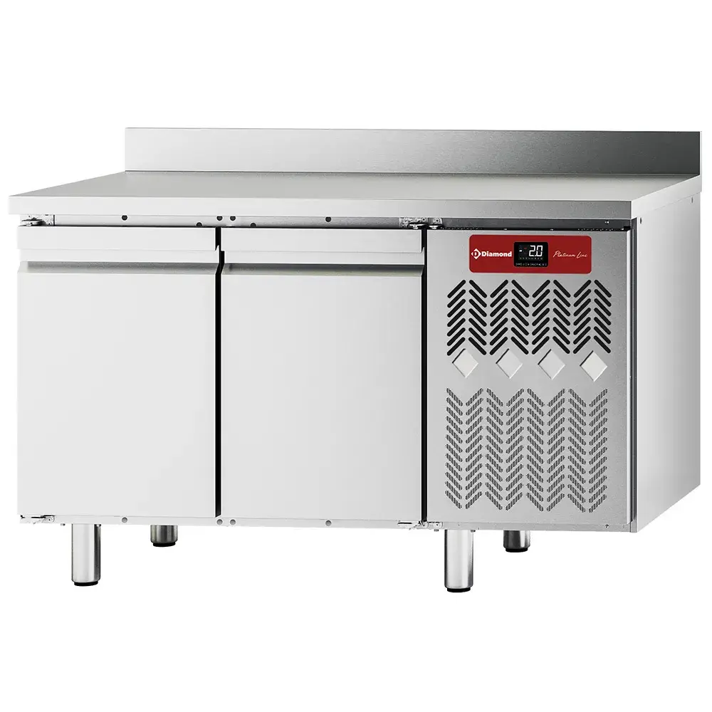 Wall-mounted cooling table, ventilated, 2 doors GN 1/1, 260 litres - Main Image