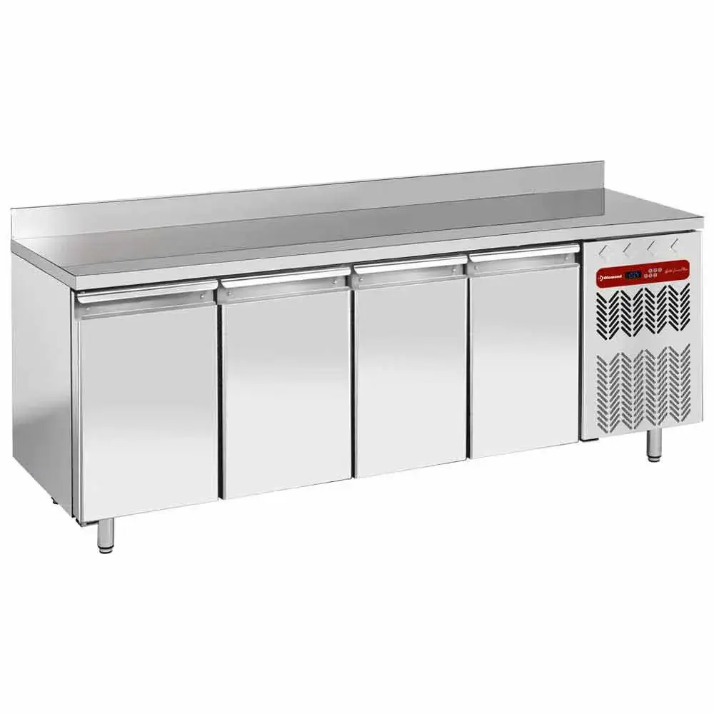 Wall-mounted cooling table, ventilated, 4 doors GN 1/1, 550 litres - Main Image
