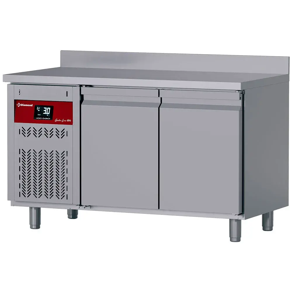 Wall-mounted ventilated refrigerated table, 2 doors GN 1/1, 260 Lit. unit on the left - Main Image
