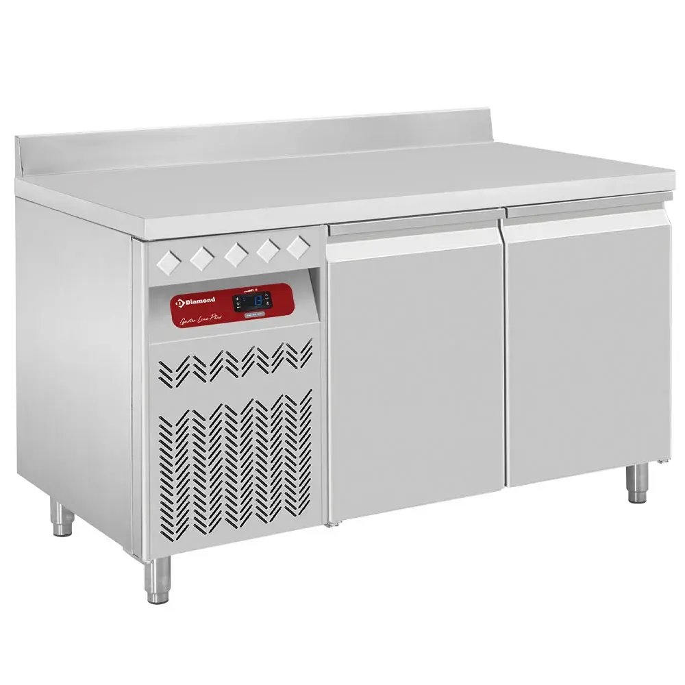 Wall-mounted ventilated refrigerated table, 2 doors GN 1/1, 260 Lit. unit on the left - Main Image