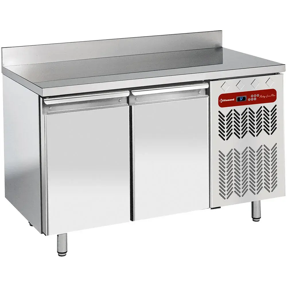 Wall refrigerated table, ventilated, 2 doors EN 600x400, 345 liters - Main Image