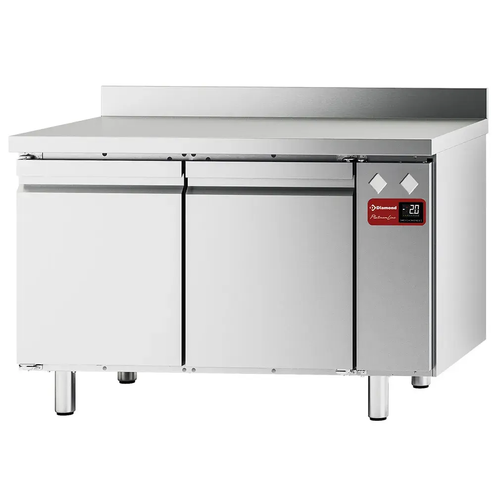 Wall refrigerated table, ventilated, 2 doors GN 1/1, 260 liters (without group) - Main Image