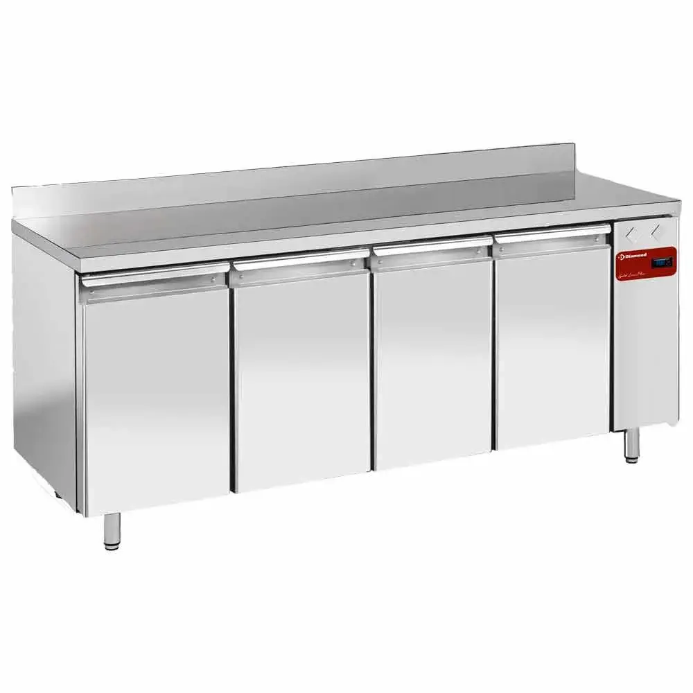 Wall refrigerated table, ventilated, 4 doors GN 1/1, 550 liters (without group) - Main Image