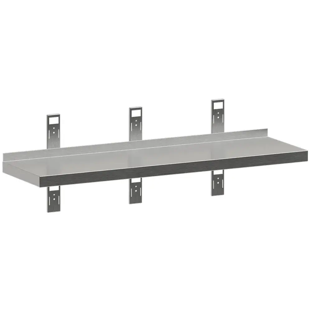 Wall shelf with 3 brackets and 3 uprights - Main Image