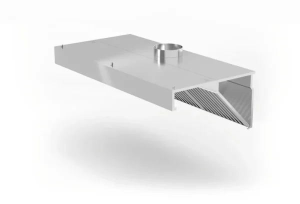 Wandgemonteerde afzuigkap, schuin model