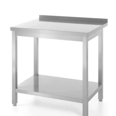 Wandtafel met plank – geschroefd, diepte 600 mm - Main Image