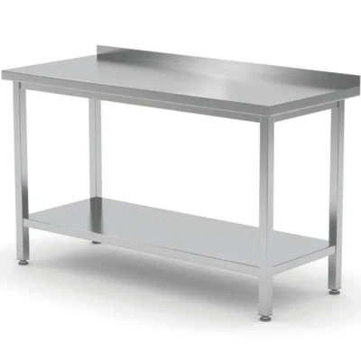 Wandtafel met plank – geschroefd, diepte 600 mm - Main Image