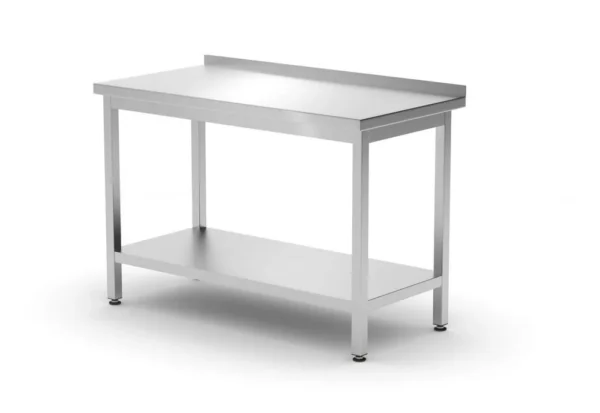 Wandtafel met plank – geschroefd, diepte 600 mm