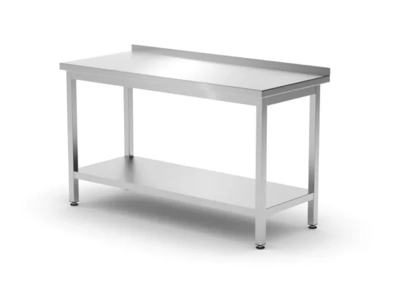 Wandtafel met plank – geschroefd, diepte 600 mm