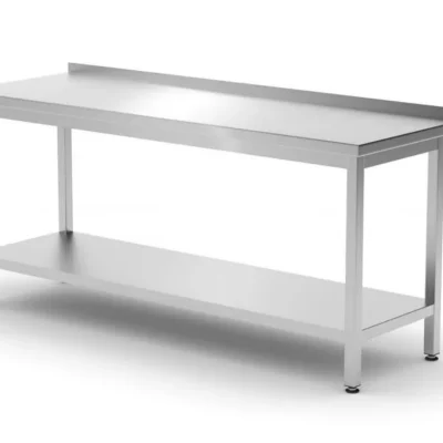 Wandtafel met plank – geschroefd, diepte 600 mm - Main Image