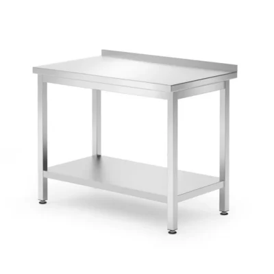 Wandtafel met plank – geschroefd, diepte 600 mm - Main Image